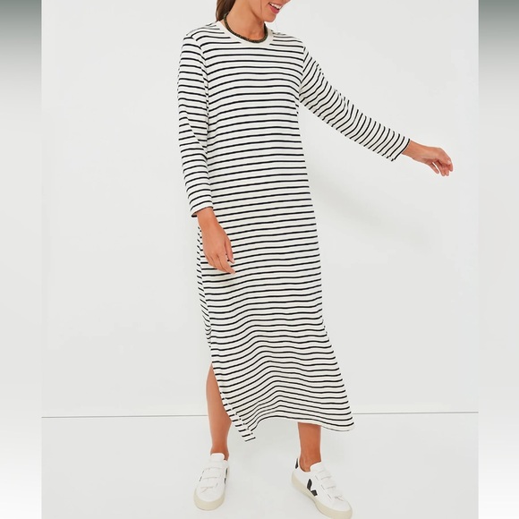 POMANDER PLACE Navy Stripe Gio Maxi Dress - Picture 4 of 12